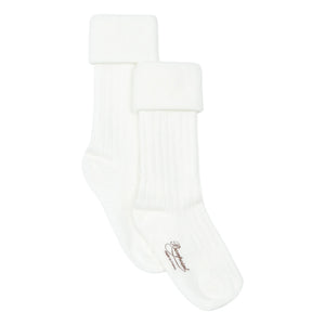 Bonpoint - Gerippte Socken | Ecru
