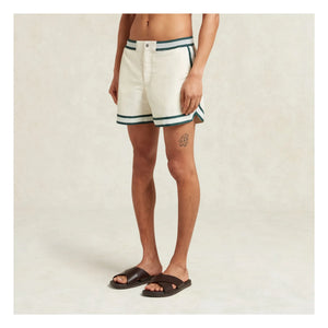 Ché Studios – Baller Badeshorts | Weiß - Creme
