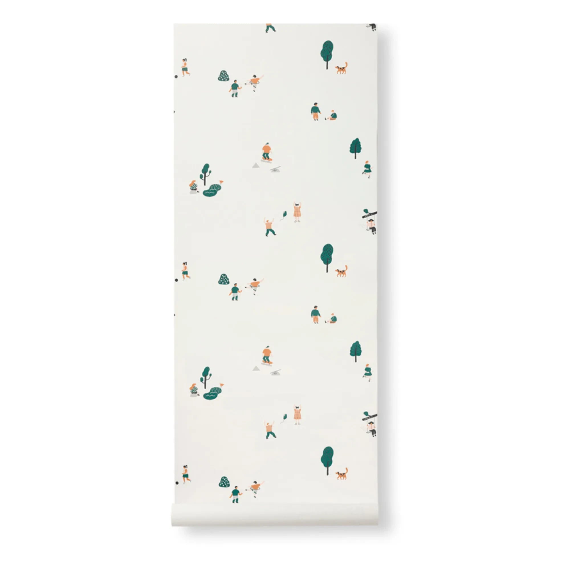 Ferm Living Kids - Park Tapete | Gebrochenes Weiß