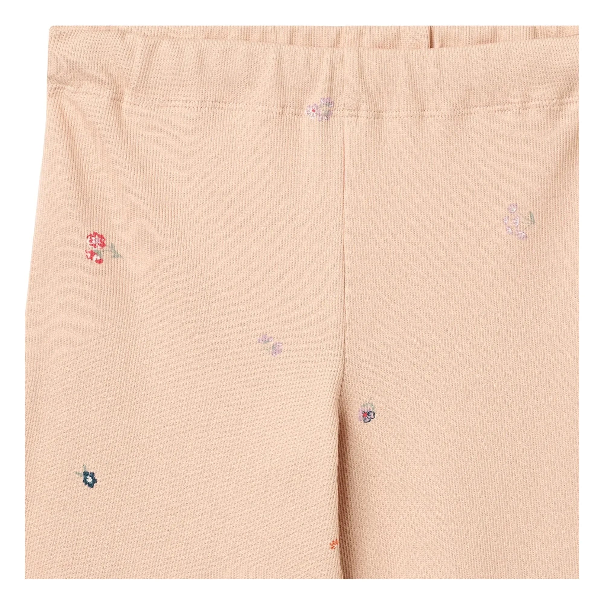 Wheat - Ela Bio-Baumwollhose mit Blumenmuster | Pfirsich