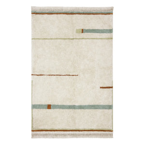 Lorena Canals - Teppich Lanes | Grau Blau