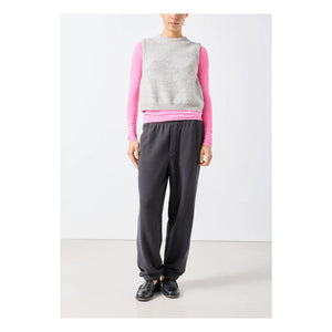 American Vintage - Vitow Wollpullover ohne Ärmel | Hellgrau