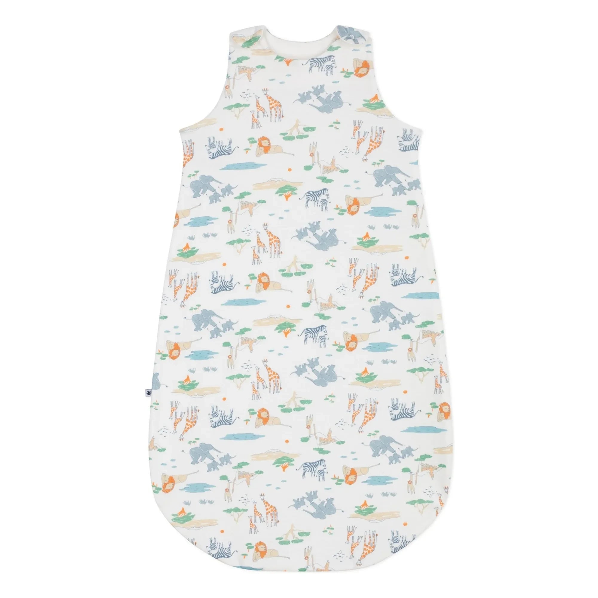 Petit Bateau - Savane Bio-Baumwoll-Schlafsack | Weiß