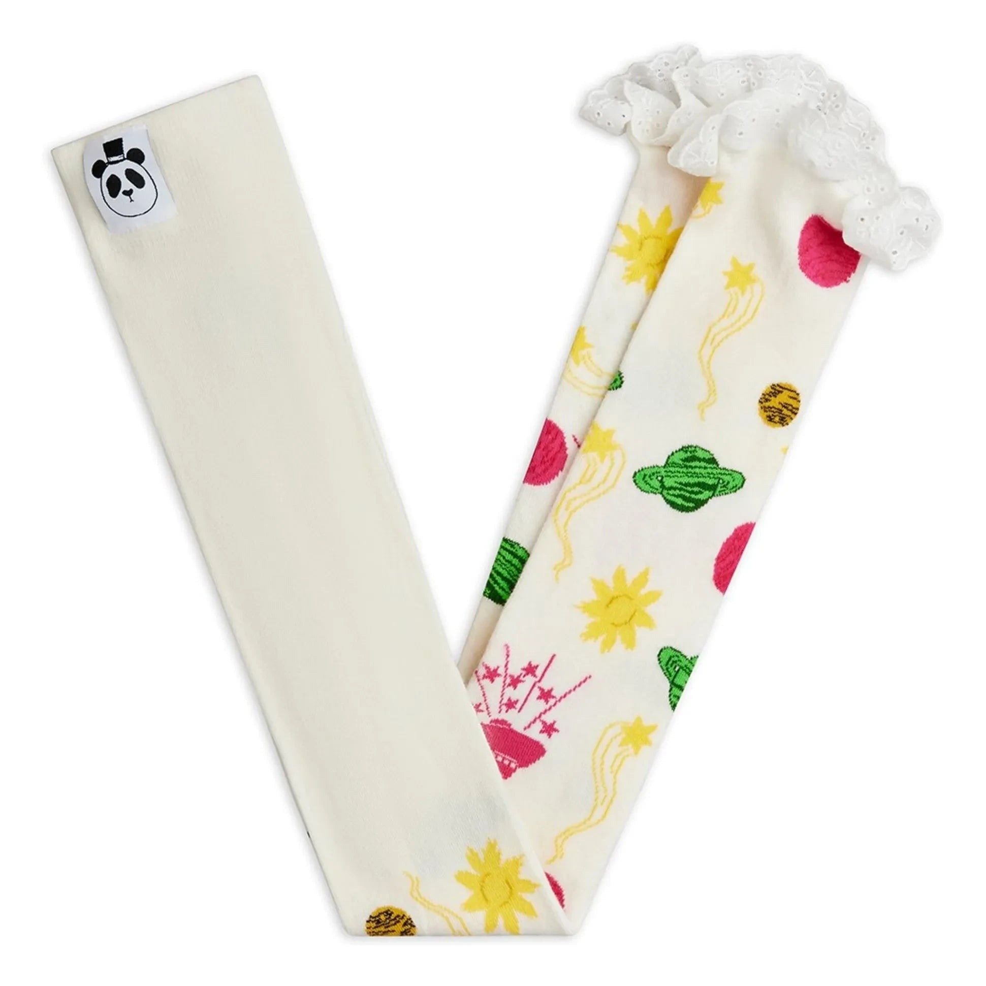 Mini Rodini - Leggings aus Bio-Baumwolle | Ecru