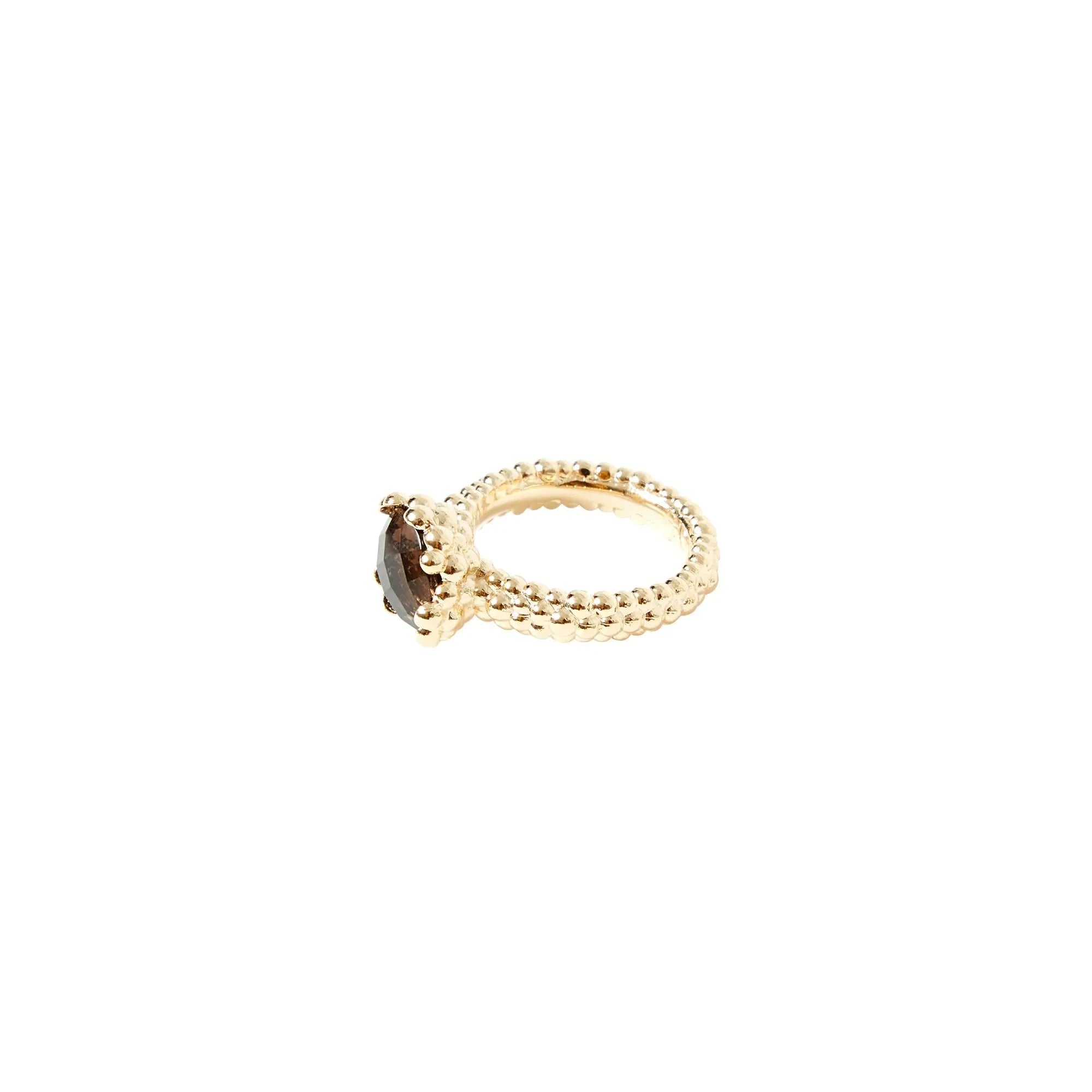 Bonanza Paris - Rauchquarz-Ring Latina | Gold