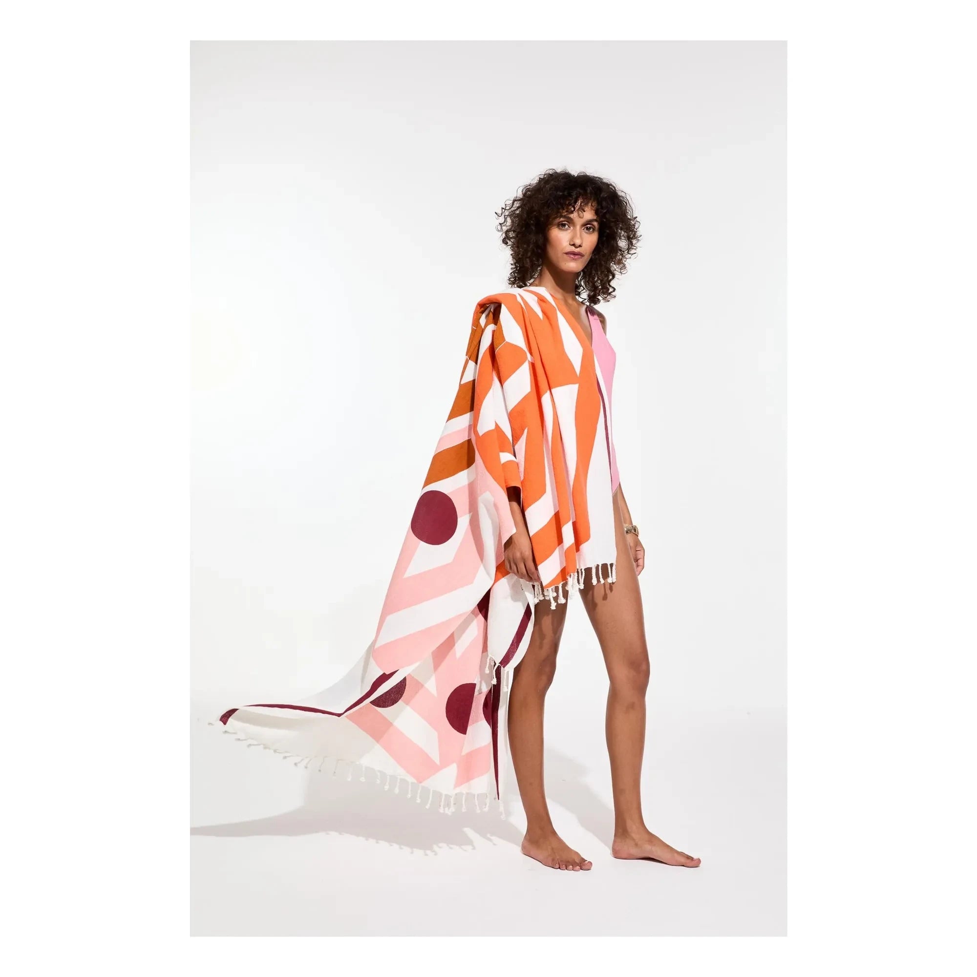 Mapoésie - Strandtuch Bloom | Orange