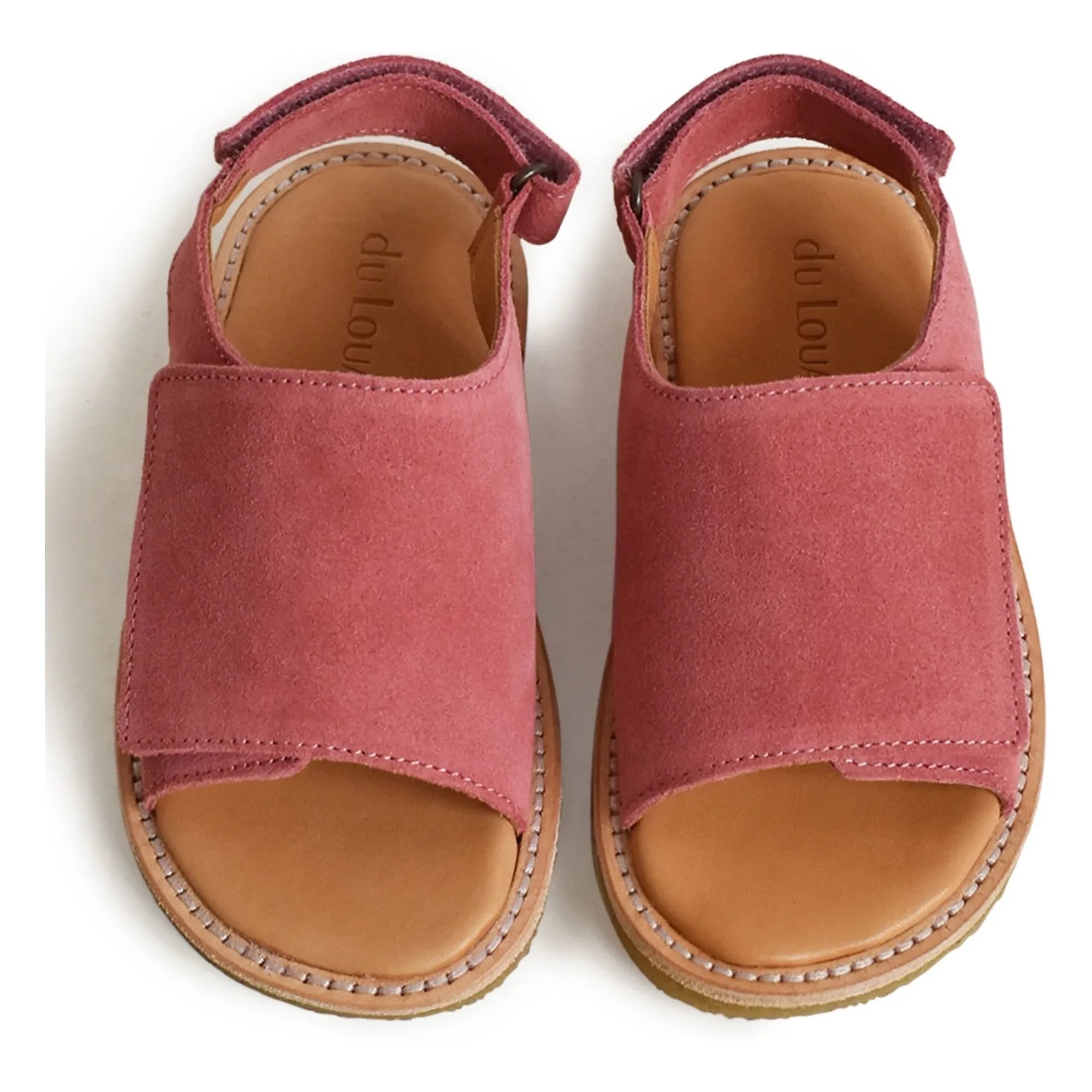 du Loua - Du Veda Wildleder-Sandalen | Rosewood
