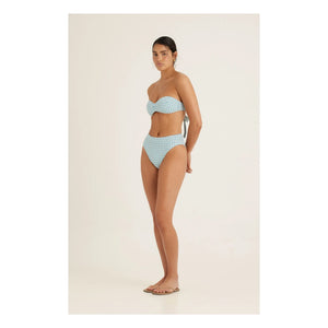 Peony - Vichy Bikinihöschen | Blau