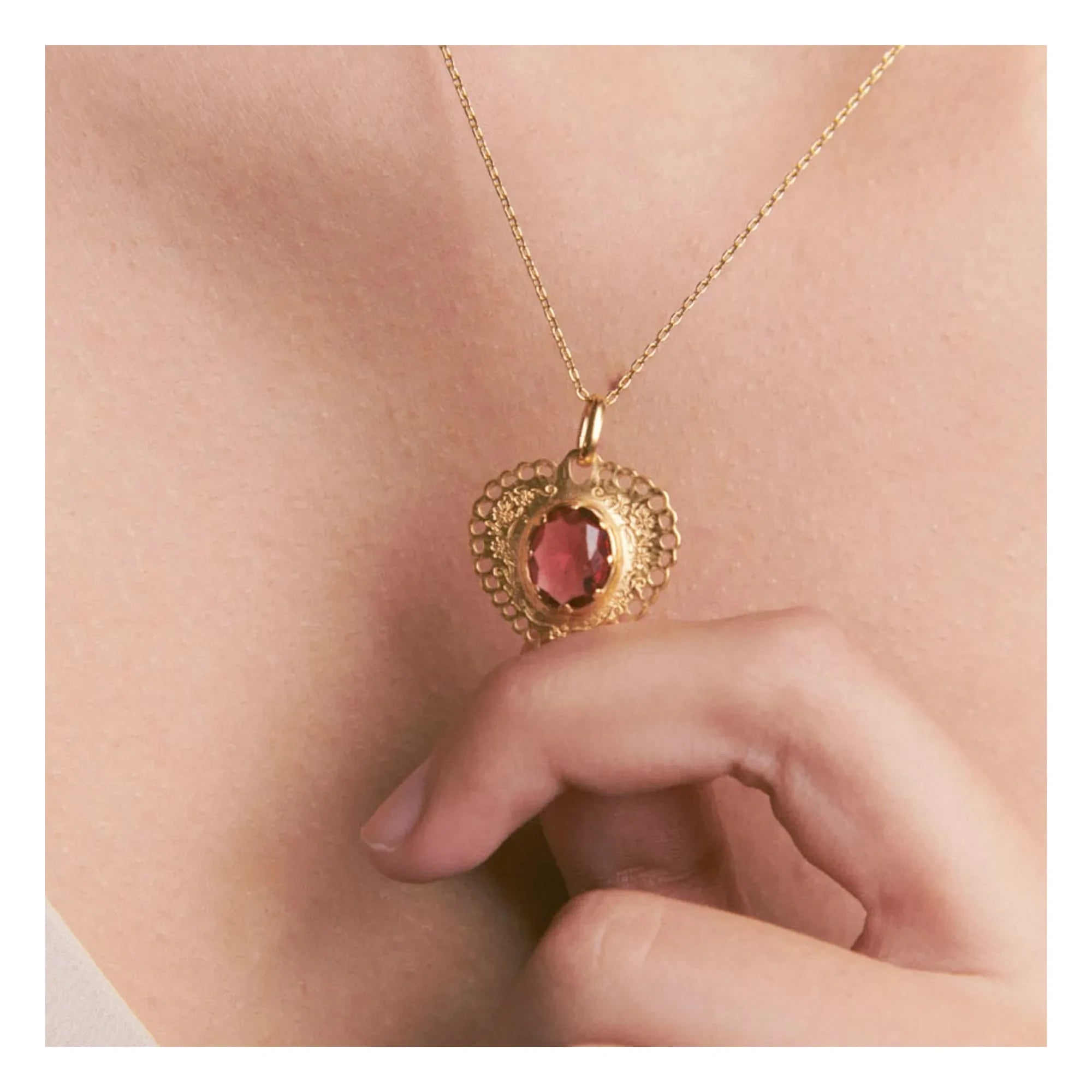 Alhaja - Halskette Sacro Cuore | Gold