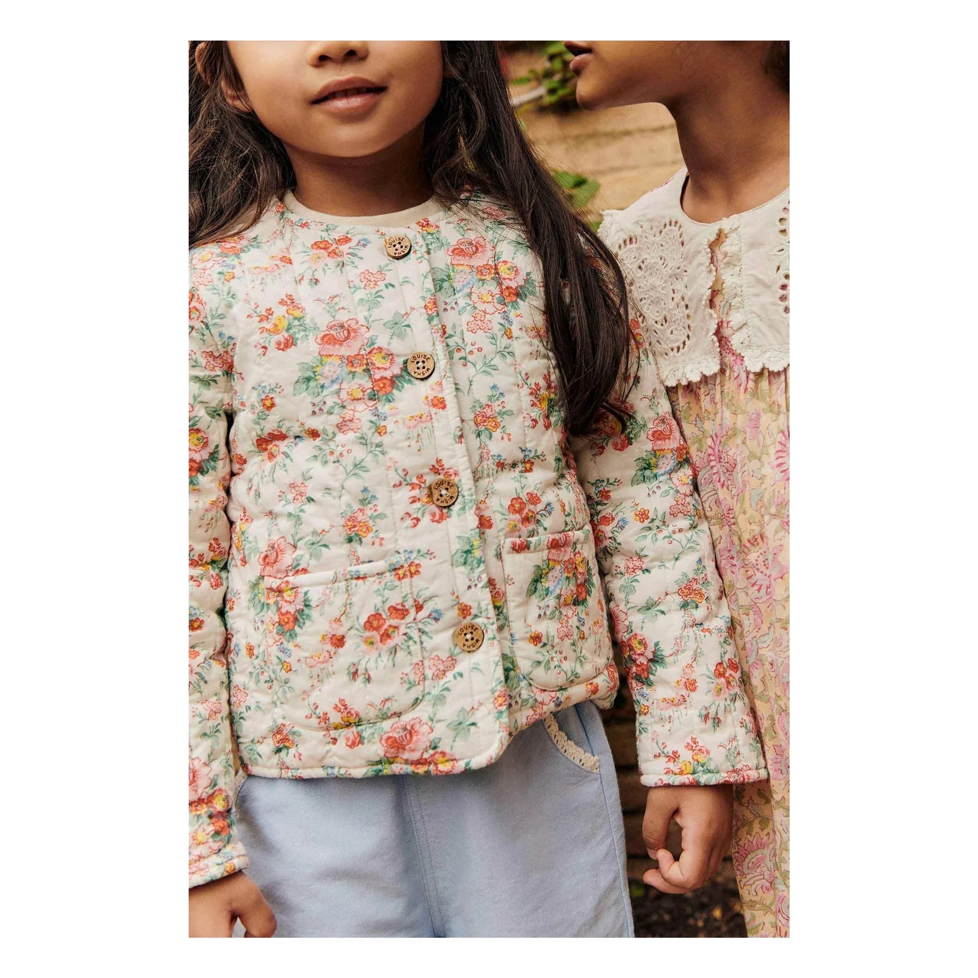 Louise Misha - Astrid Jacke aus Bio-Baumwolle | Creme