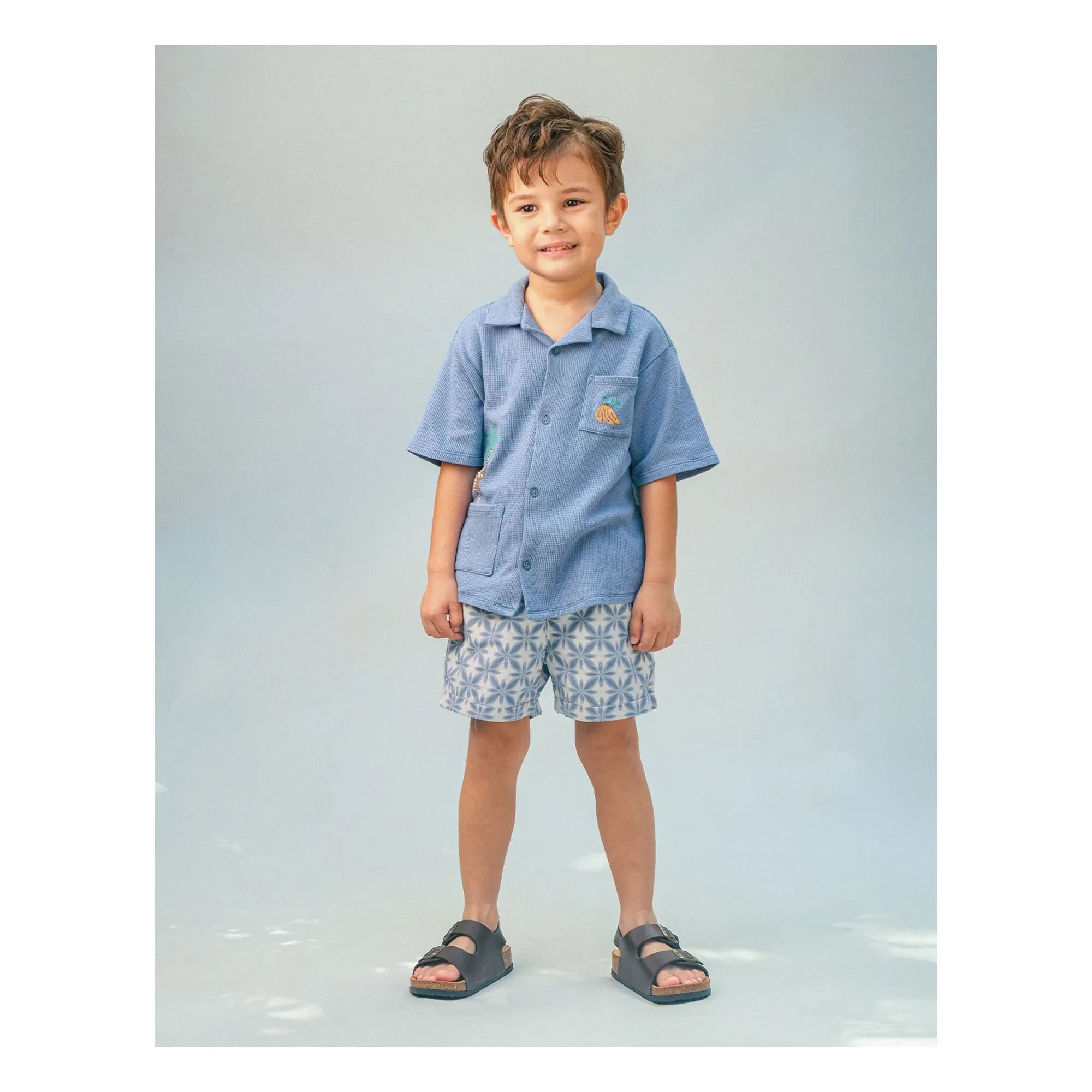 Gingersnaps - Pablo Twill-Shorts | Blau