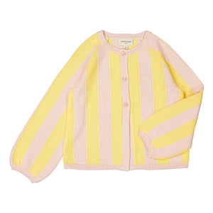 Louis Louise - Gestreifter Gulsah Cardigan | Gelb
