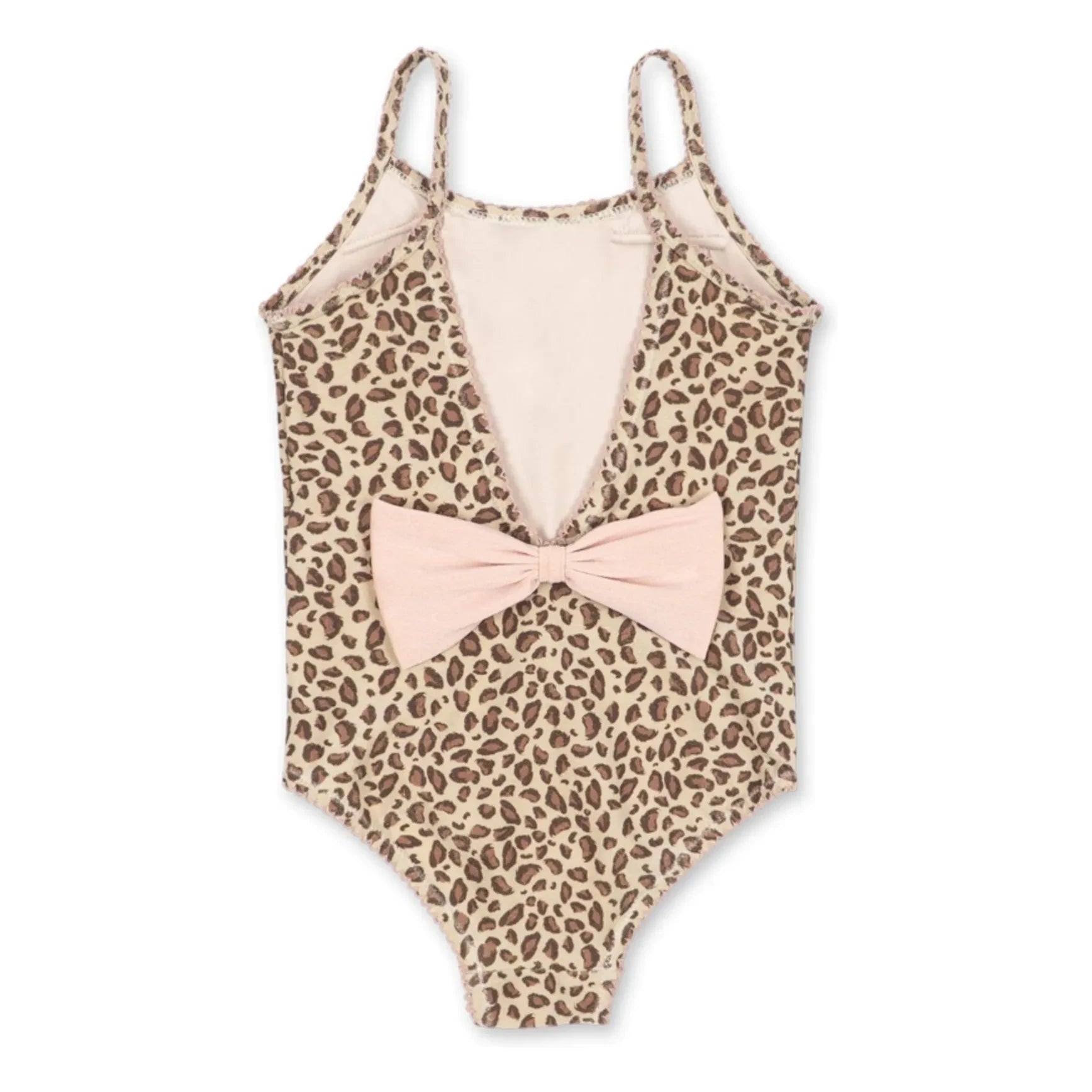 Konges Sløjd - Katzen Leopard Badeanzug recycelte Fasern | Beige