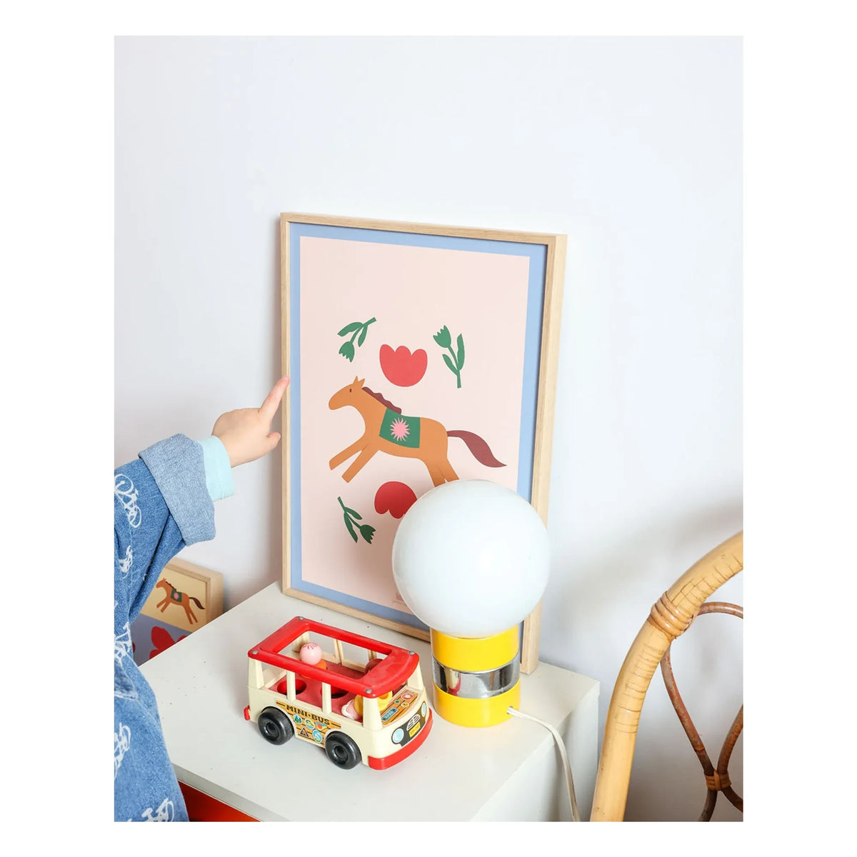 Ma petite vie - Cheval Nomade Poster | Beige