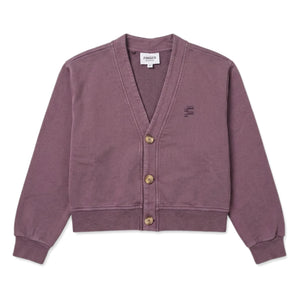 Finger in the nose - Lars Bio-Baumwoll-Strickjacke | Dunkellila