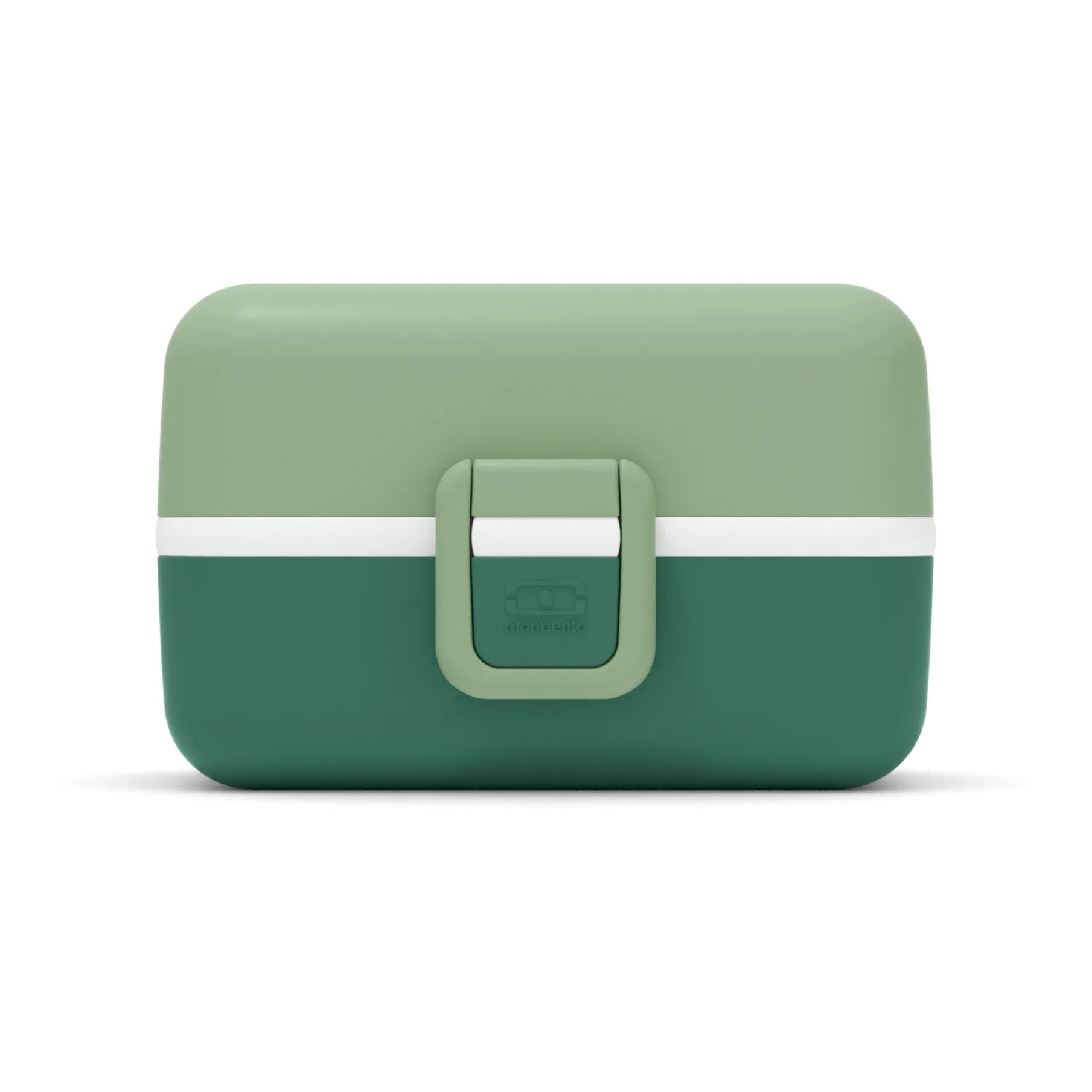 Monbento - MB Tresor anpassbare Kinder-Bento-Box, 3 Fächer | Grün