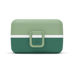 Monbento - MB Tresor anpassbare Kinder-Bento-Box, 3 Fächer | Grün
