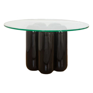 Cosin - Couchtisch mit schwarzer Glasoberfläche