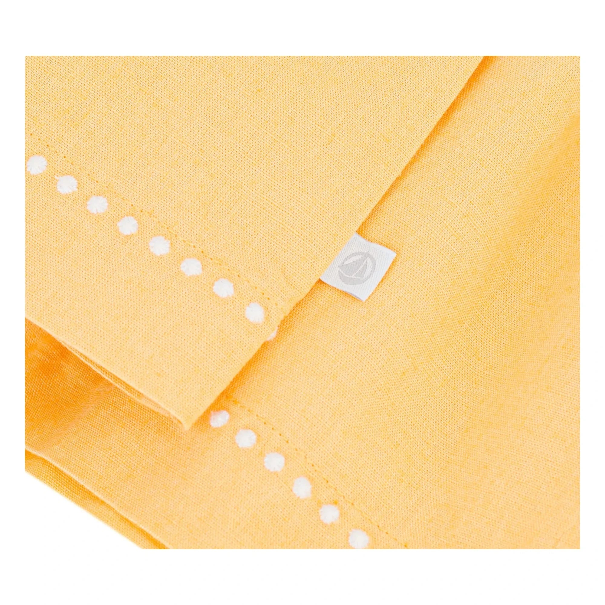 Petit Bateau – Schlichtes Leinenkleid | Gelb