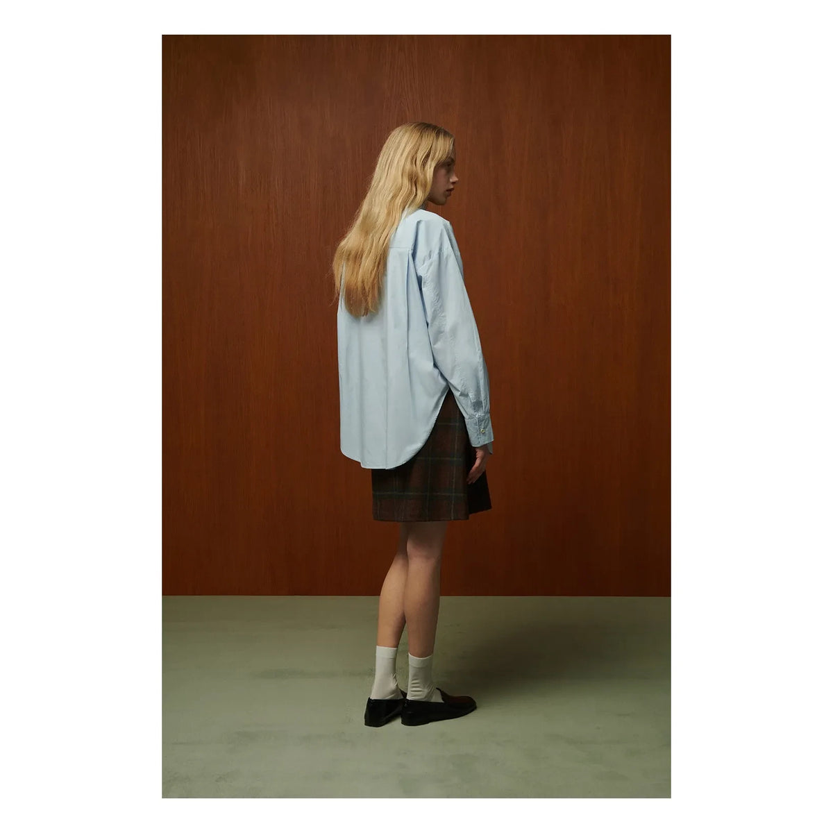 BELLEPIECE - Ava Baumwollhemd | Hellblau