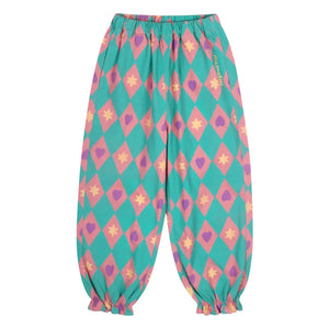 Jelly Mallow - Hose mit Diamantmuster | Türkis