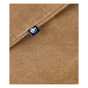 Petit Bateau - Gerippte Latzhose | Beige
