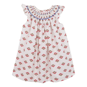 birinit - Monzón Bio-Baumwoll-Rüschenkleid | Weiß