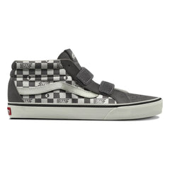 Vans - Scratch Sneakers SK8-Mid Geo Check | Grau