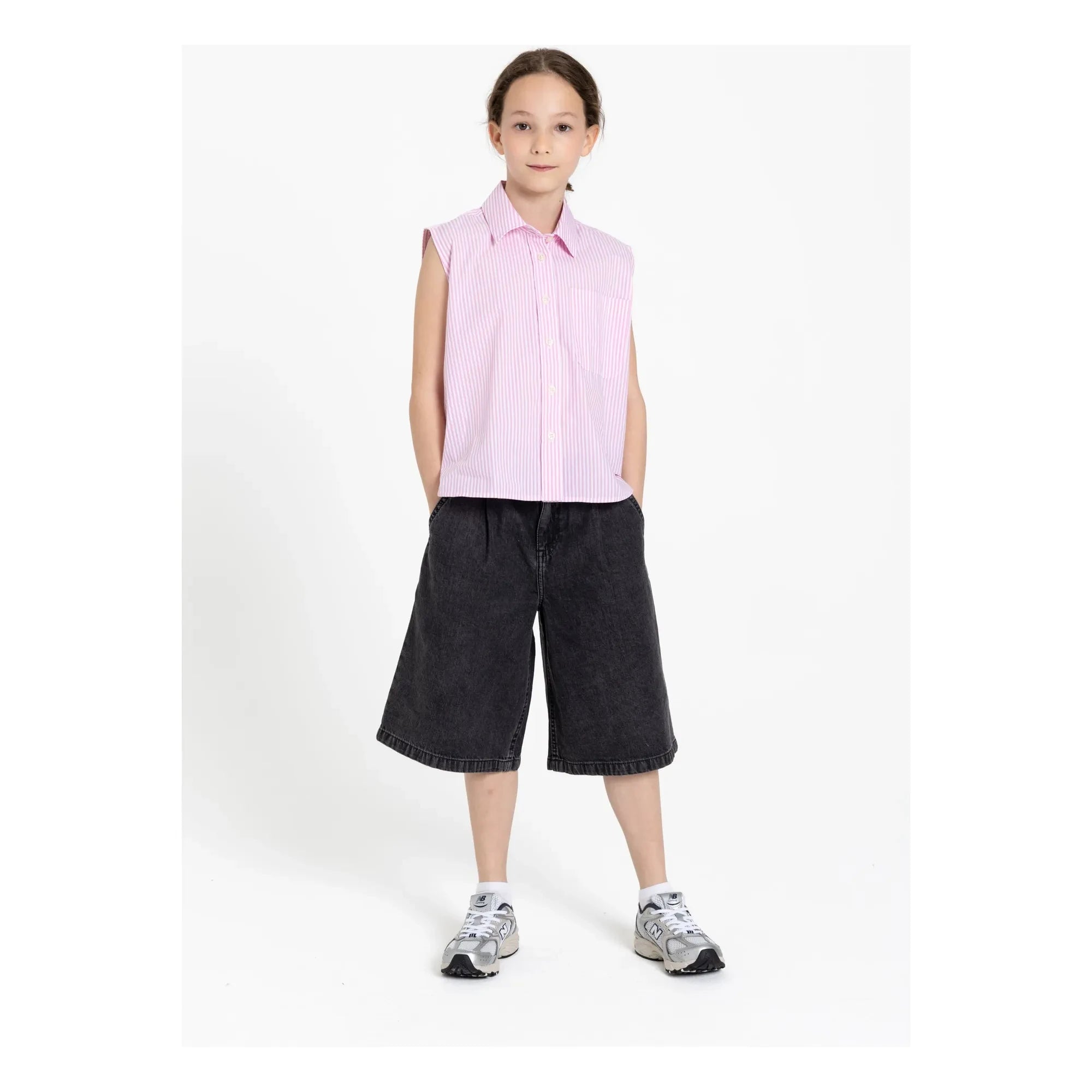 Finger in the nose - Denim Bermudashorts Tate | Grau