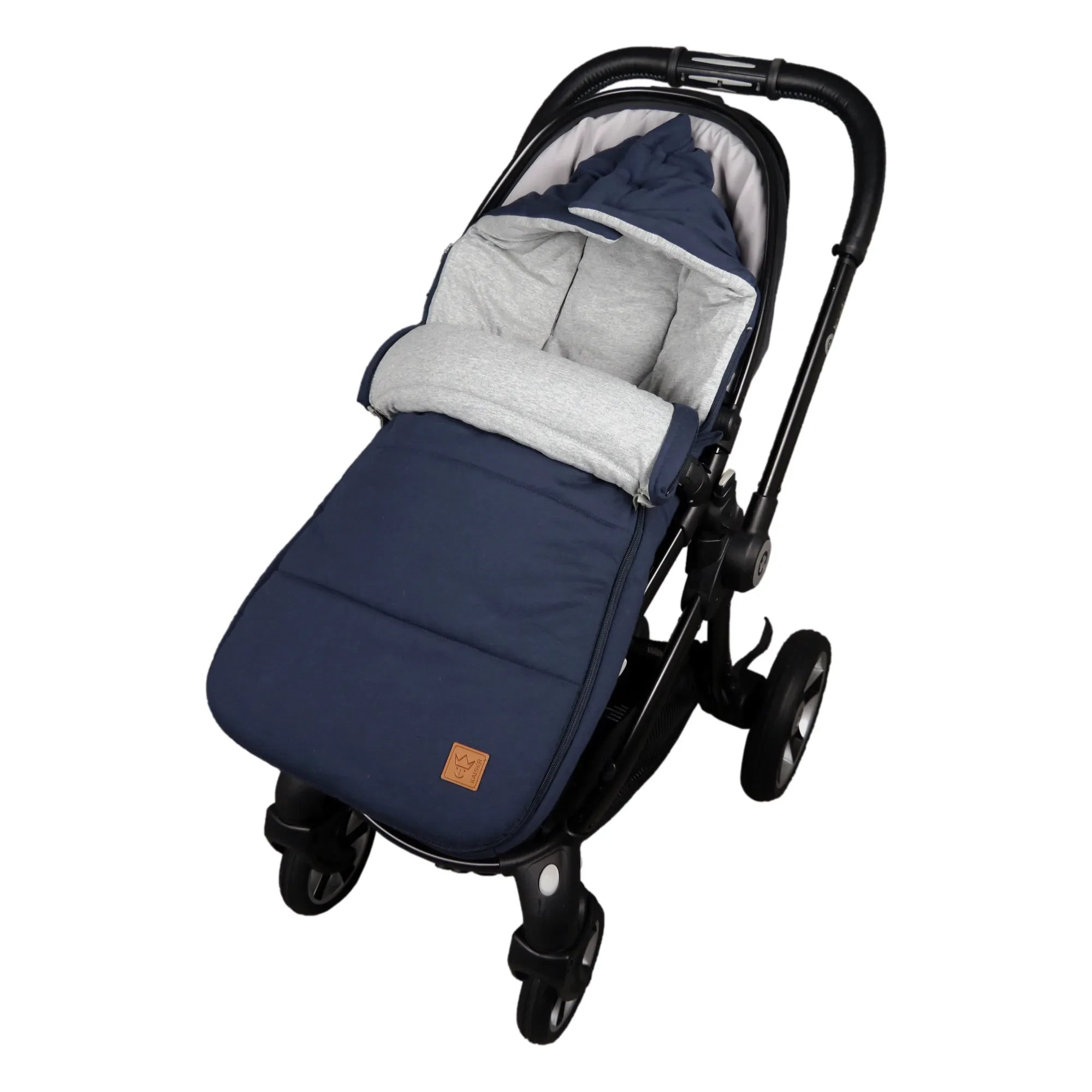 Kaiser - Baumwoll Jersey Fußsack | Dunkelblau