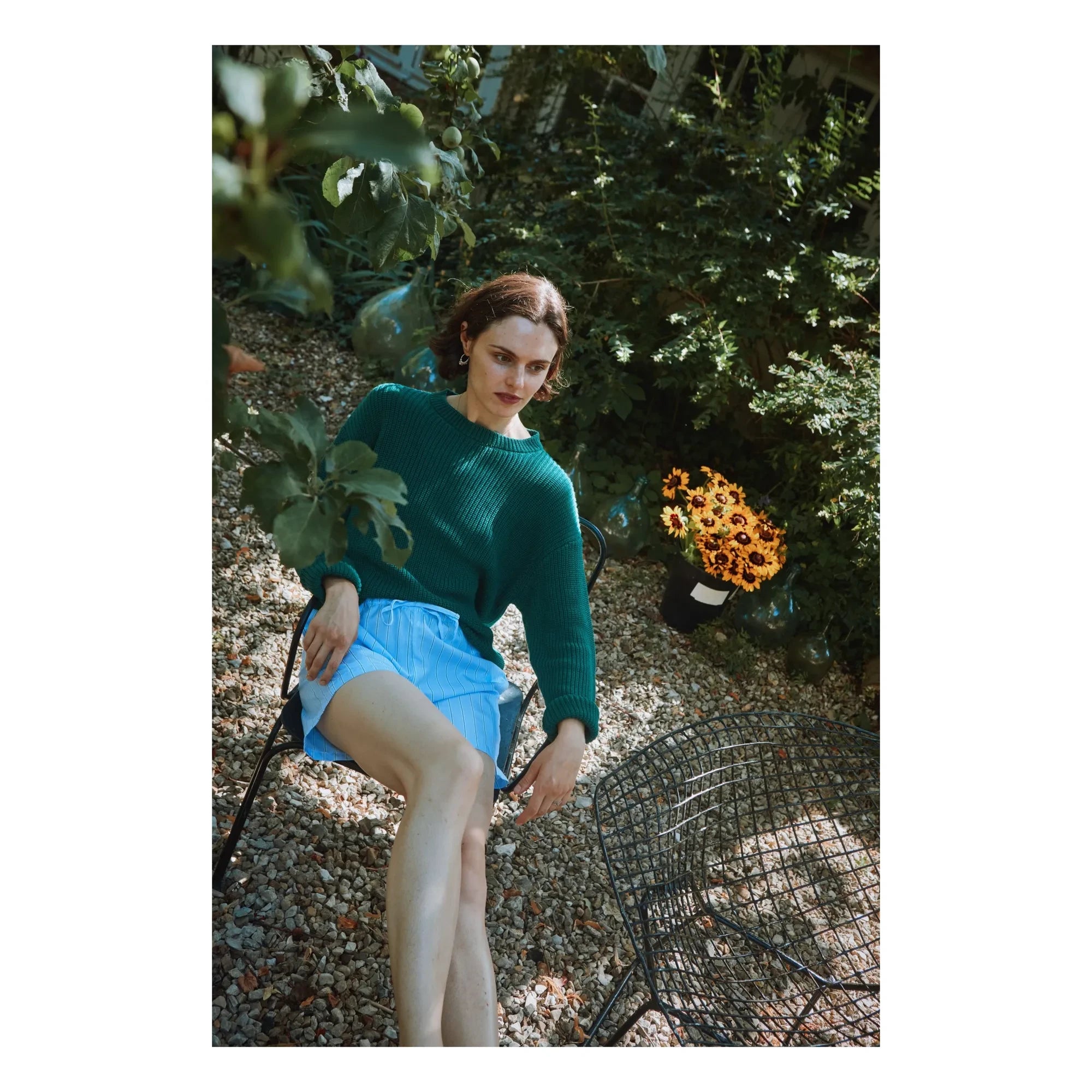 Poudre Organic - Bio-Löwenzahn-Baumwollpullover | Grün
