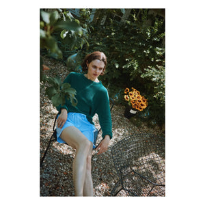 Poudre Organic - Bio-Löwenzahn-Baumwollpullover | Grün