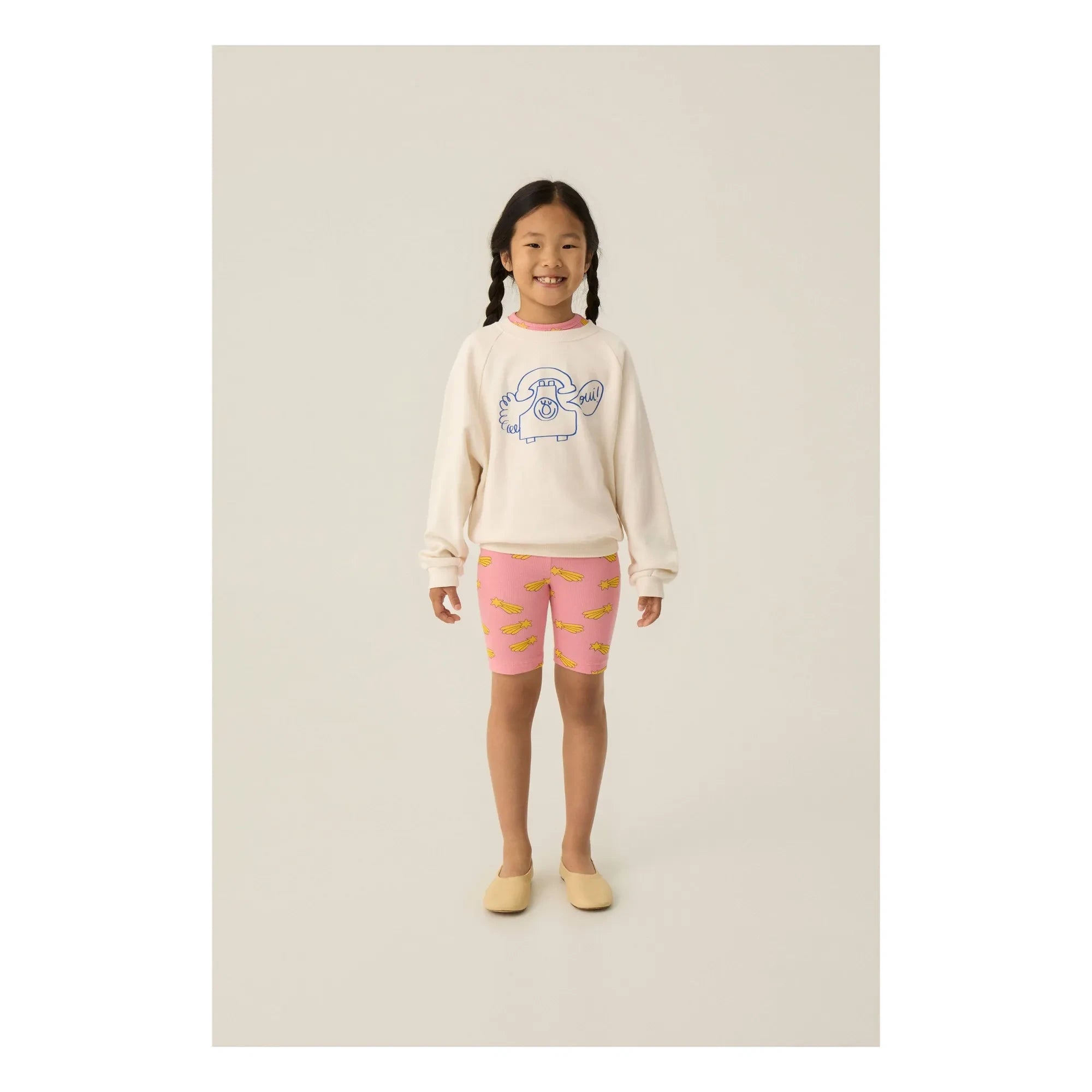The Campamento - Cyclist Shooting Stars Bio-Baumwolle | Zuckerrosa