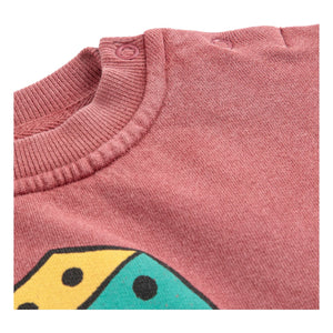 Bobo Choses - Roll The Dice Sweat Bio-Baumwolle | Braun