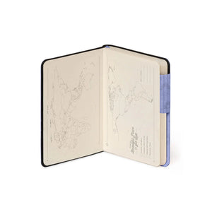 Legami - Notizbuch mit Blanko-Seiten und monochromem Softcover - Cosmic Lilac - Mein Notizbuch