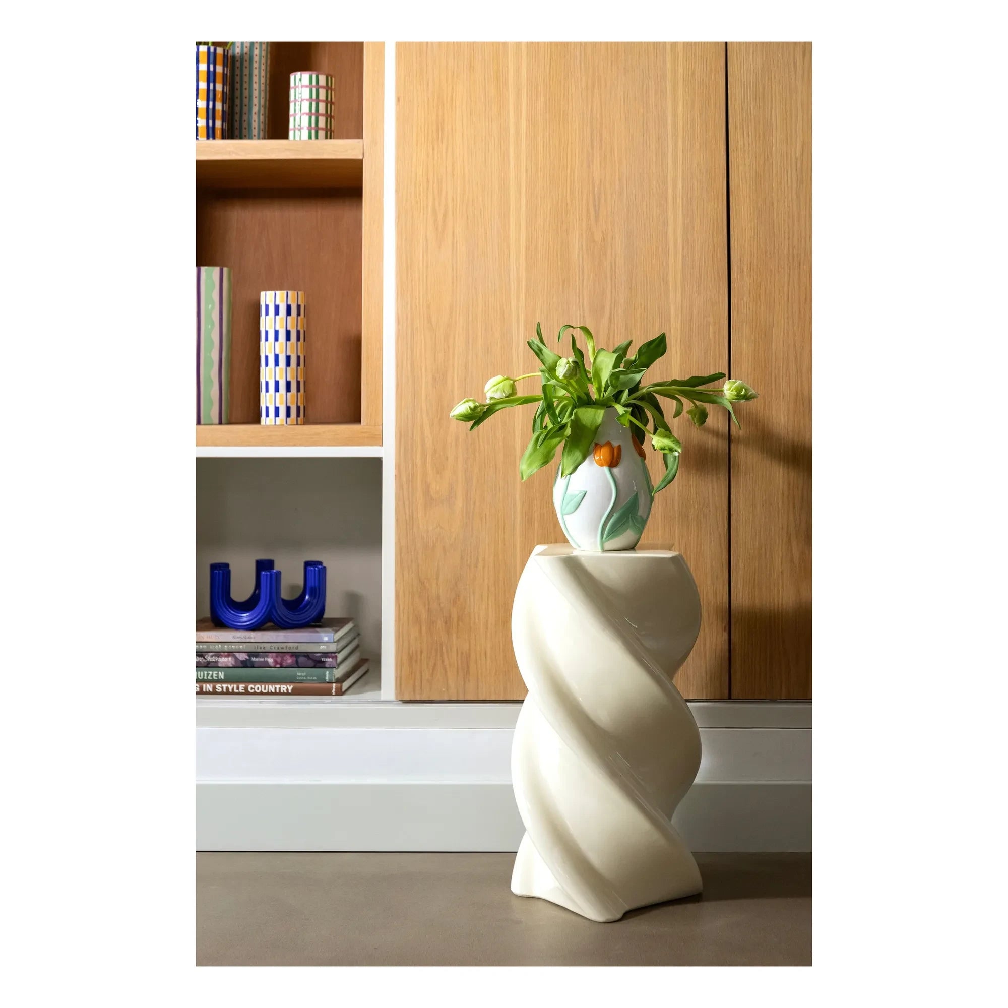 &Klevering - Pillar Beistelltisch | Creme