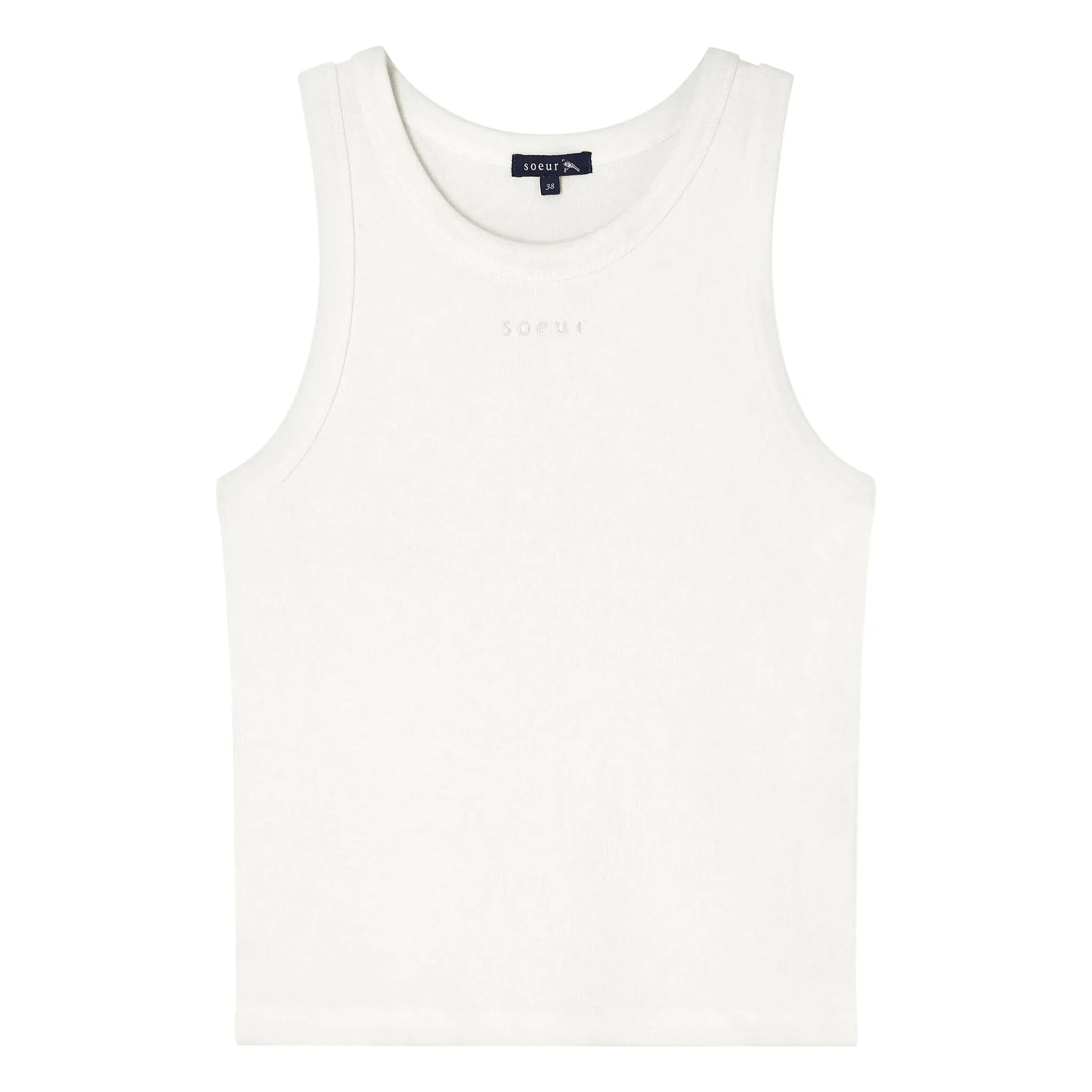 Soeur - Dolly Tanktop aus Bio-Baumwolle | Weiß