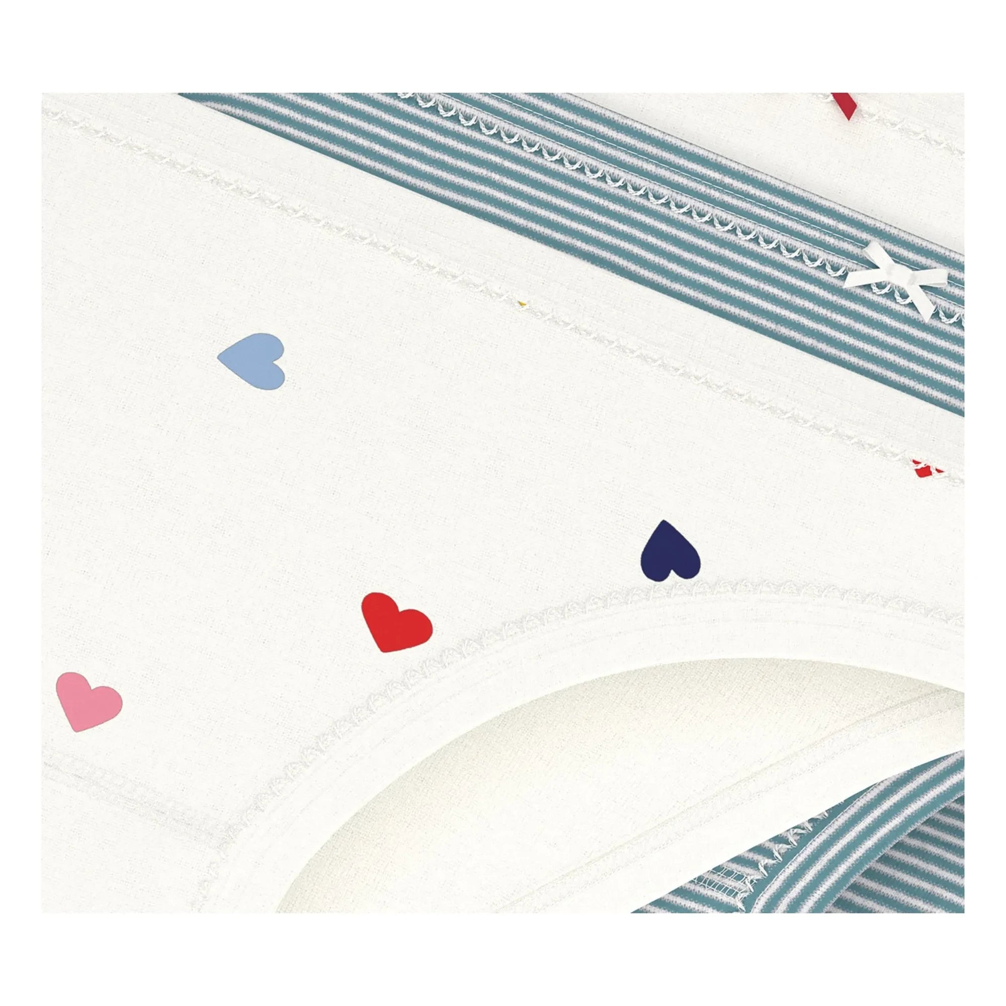 Petit Bateau – 3er-Pack gestreifte Unterhosen | Weiß