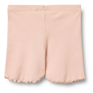 Wheat - Sine Gerippte Bio-Baumwoll Shorts | Hellrosa