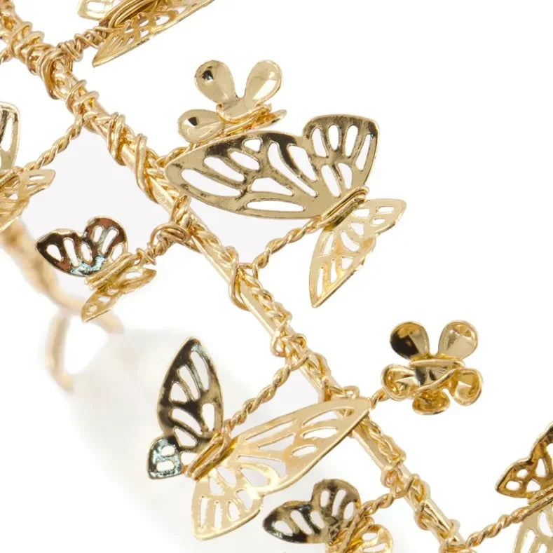 Tartine et Chocolat - Schmetterling-Tiara | Gold