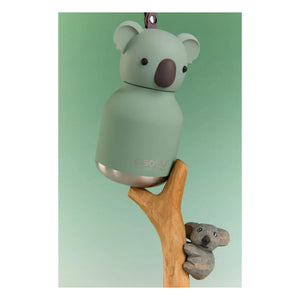 Asobu - Koala Edelstahl-Mini-Trinkflasche | Grau