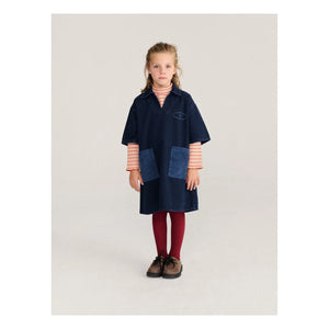 Bobo Choses – Kleid aus recycelter Baumwolle (B.C. Denim) | Dunkelblau