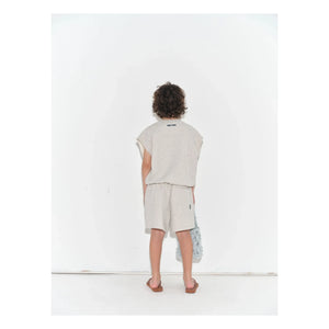 Main Story – Locker geschnittene Jogger-Shorts aus Bio-Baumwolle | Grau