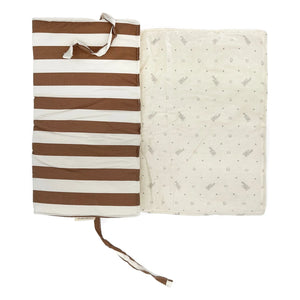 Babyshower - Audrey Caramel Reise-Wickelunterlage für Babys | Caramel