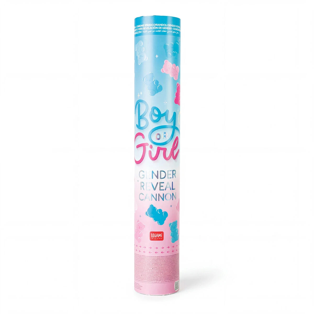 Legami - Gender Açılan Confetti Popper - Erkek or Kız? - Erkek
