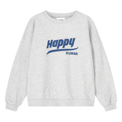 Cos I Said So - Happy Human Sweatshirt aus Bio-Baumwolle | Hellgrau