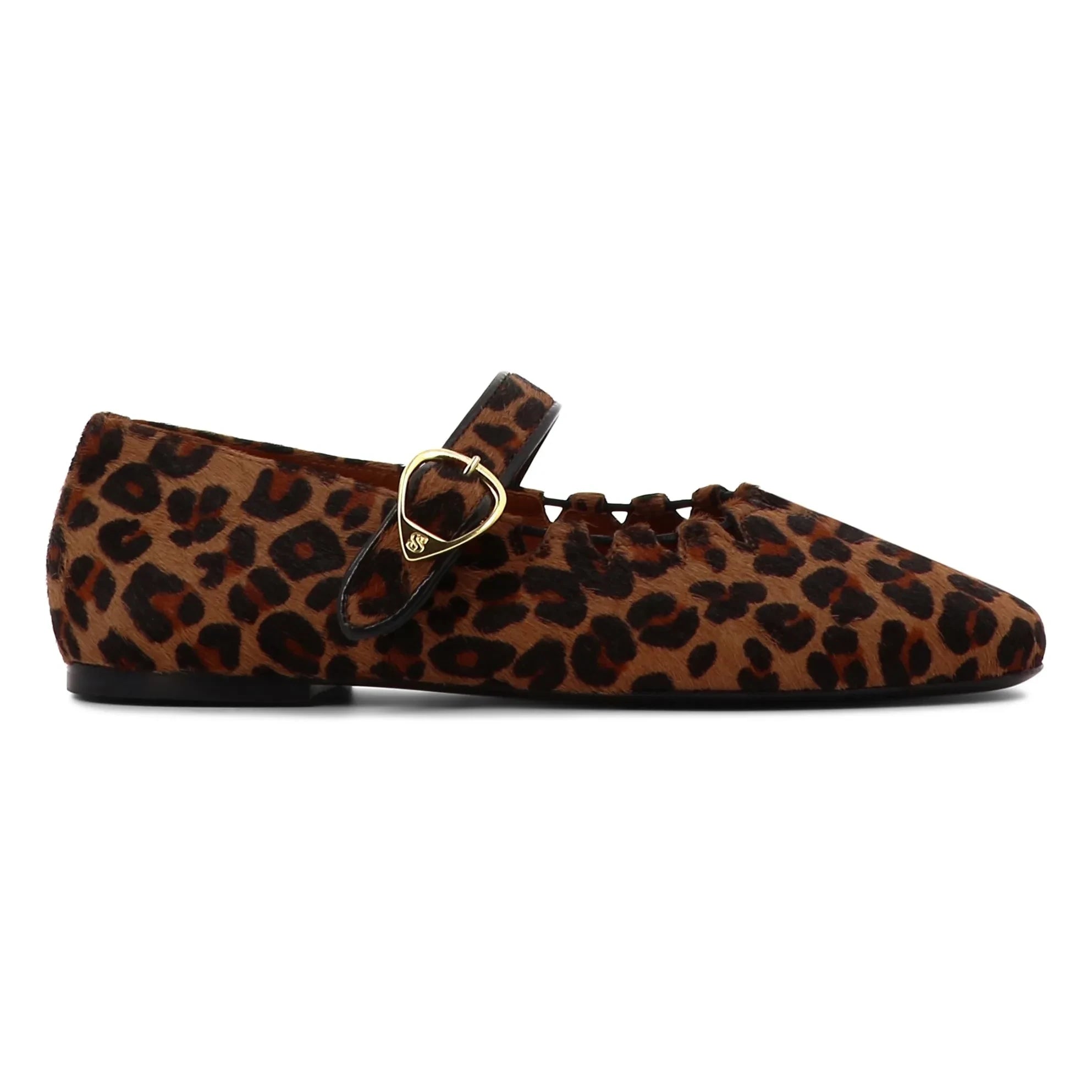 Socque Paris - Ballerina Ginger Leopard | Braun