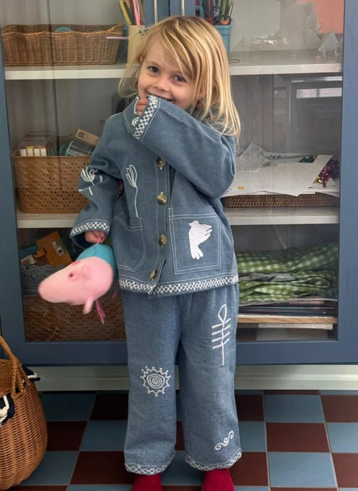 SISSEL EDELBO - My Denim Jacke - Kinderkollektion | Hellblau