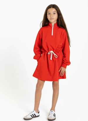 Finger in der Nase - Nour Kleid | Rot