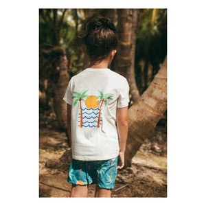 Pepita & Me - Isla Bonita Bedrucktes T-Shirt | Weiß